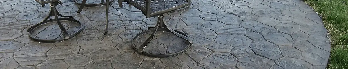 Garden relaxation area with professionally installed stone flooring in Bellevue WA